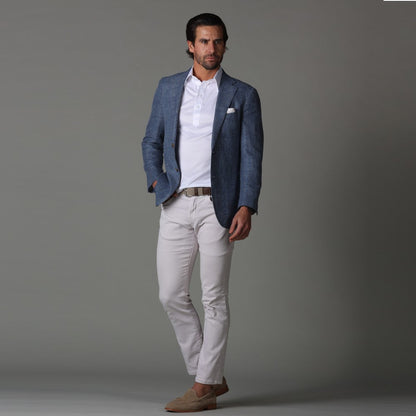 Mannen Poloshirt Korte Mouwen Rekbaar Slim Fit