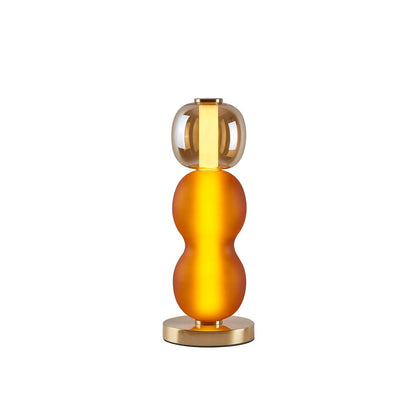 Glazen Tafellamp met Gouden Voet – Modern Design met Gekleurde Kappen – 15-53 cm