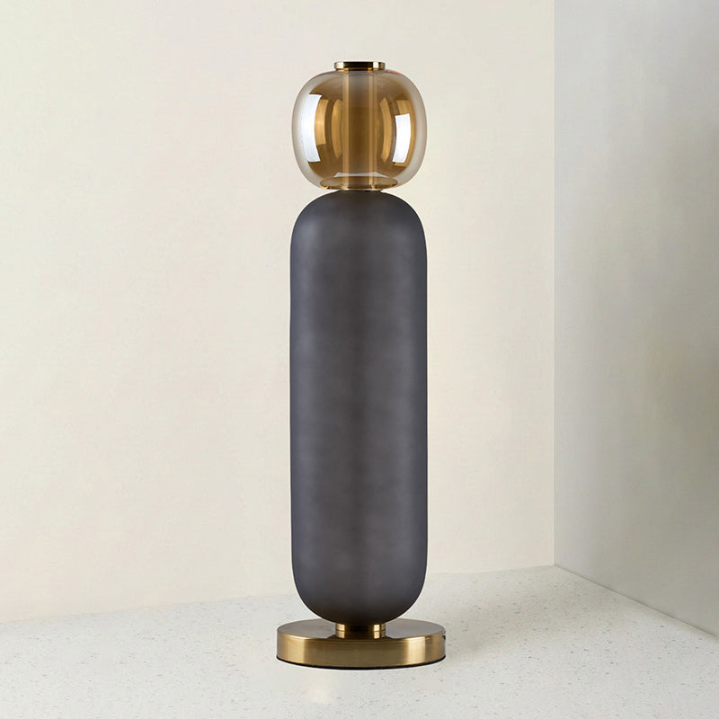 Glazen Tafellamp met Gouden Voet – Modern Design met Gekleurde Kappen – 15-53 cm