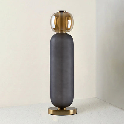 Glazen Tafellamp met Gouden Voet – Modern Design met Gekleurde Kappen – 15-53 cm