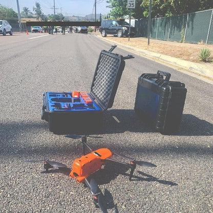 Professionele Camera Drone 4K UHD Luchtfotografie Lange Vliegtijd Opvouwbaar Design Zwart Oranje Grijs