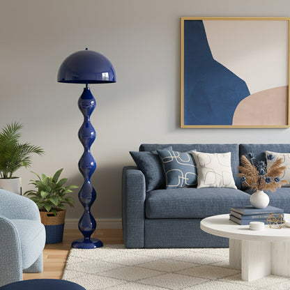 Paddenstoel Vloerlamp Gekleurd Hars 40cm Ø x 150cm H Art Deco Stijl Woon- en Slaapkamerverlichting Staande Lamp Modern Design