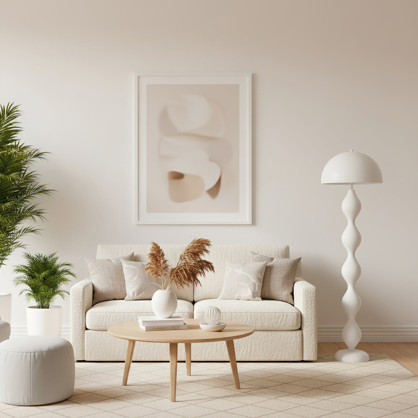 Paddenstoel Vloerlamp Gekleurd Hars 40cm Ø x 150cm H Art Deco Stijl Woon- en Slaapkamerverlichting Staande Lamp Modern Design