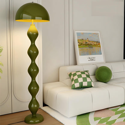 Paddenstoel Vloerlamp Gekleurd Hars 40cm Ø x 150cm H Art Deco Stijl Woon- en Slaapkamerverlichting Staande Lamp Modern Design