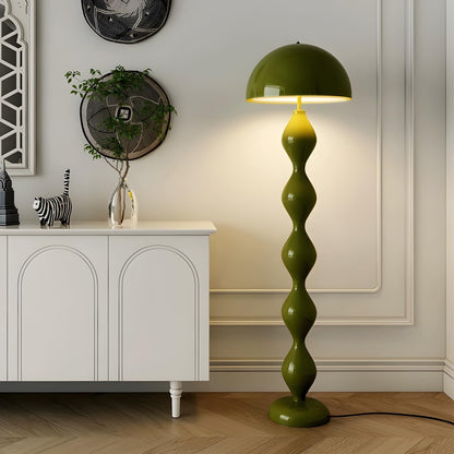 Paddenstoel Vloerlamp Gekleurd Hars 40cm Ø x 150cm H Art Deco Stijl Woon- en Slaapkamerverlichting Staande Lamp Modern Design