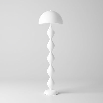 Paddenstoel Vloerlamp Gekleurd Hars 40cm Ø x 150cm H Art Deco Stijl Woon- en Slaapkamerverlichting Staande Lamp Modern Design