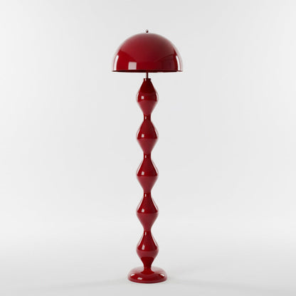 Paddenstoel Vloerlamp Gekleurd Hars 40cm Ø x 150cm H Art Deco Stijl Woon- en Slaapkamerverlichting Staande Lamp Modern Design