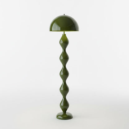 Paddenstoel Vloerlamp Gekleurd Hars 40cm Ø x 150cm H Art Deco Stijl Woon- en Slaapkamerverlichting Staande Lamp Modern Design