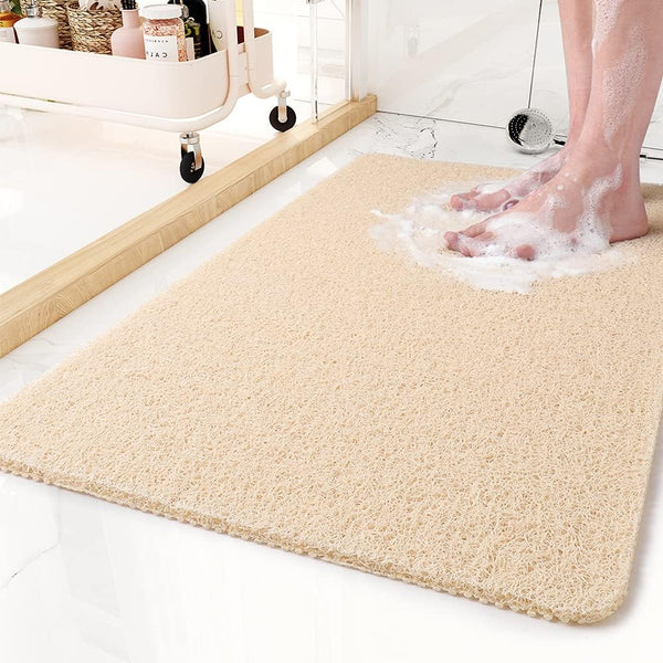 Antislip Douchematje met Drainage Structuur Snel Drogend Grijs Beige Wit Klein Medium Groot Badkamer Hygiënisch Veilig