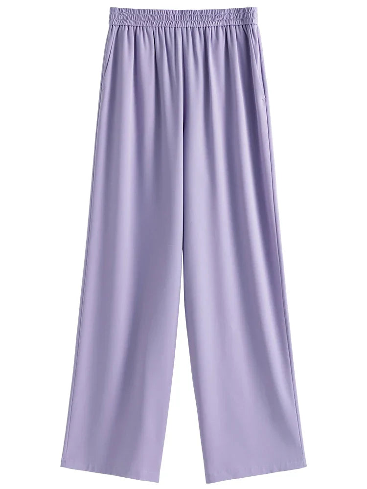 Lichte Zomerbroek Rechte Pijp voor Dames
