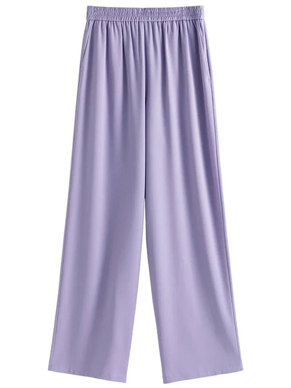 Lichte Zomerbroek Rechte Pijp voor Dames