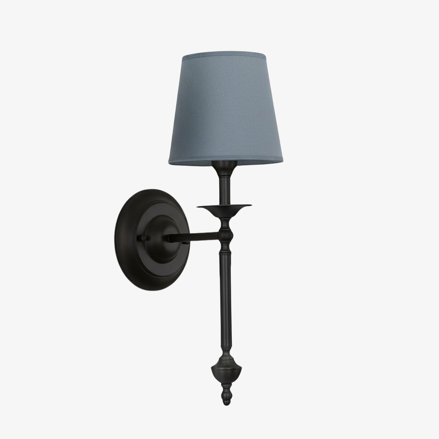 Stoffen Wandlamp met Vintage Koperen Afwerking – Sfeervolle Verlichting voor Hal, Slaapkamer en Woonkamer