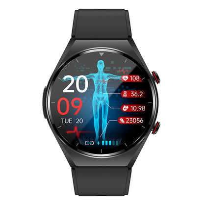 Smartwatch met Bloeddrukmeter ECG Hartslag Gezondheidsmonitor Horloge Fitness Tracker Sport