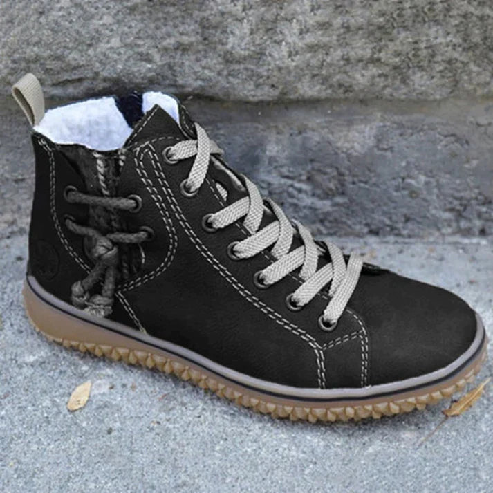 Leren Damesschoenen Vintage Stijl Elegant