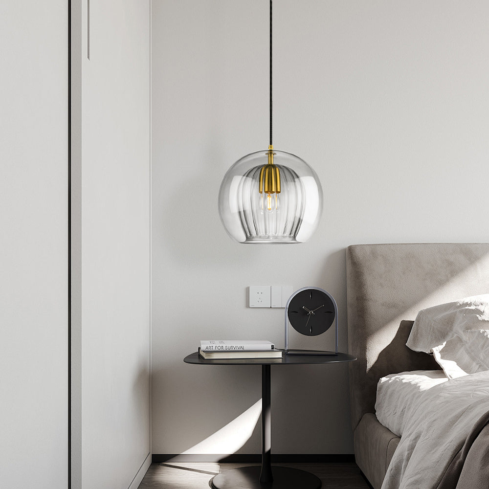 Hira glazen hanglamp E14 transparant keukeneiland eettafel moderne verlichting design lamp bar keuken verlichting