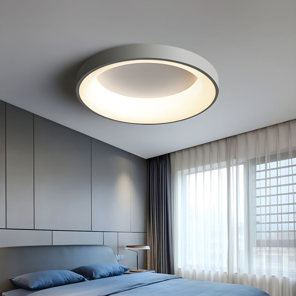 LED plafondlamp rond acryl ijzer lage ruimtes hal slaapkamer woonkamer moderne opbouwlamp minimalistische plafondverlichting