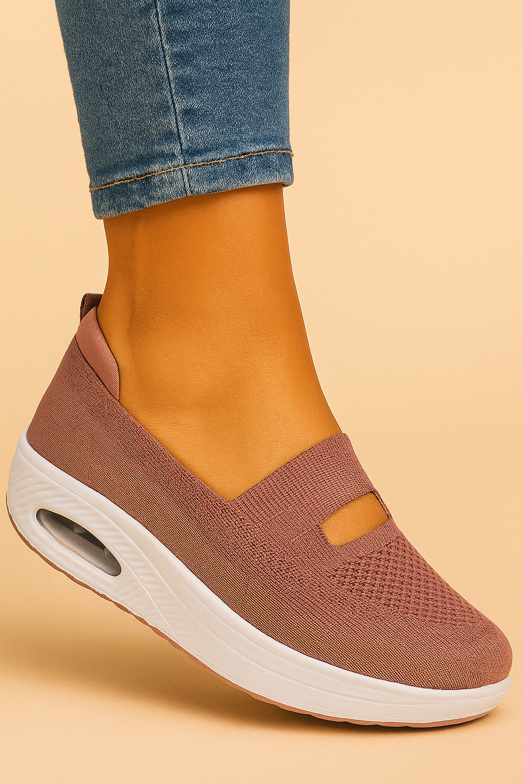 Dames Comfortabele Orthopedische Sneaker Wedgeballetjes - StudioMarella