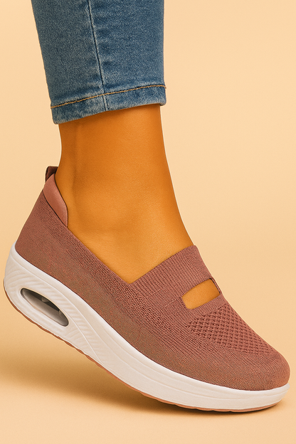 Dames Comfortabele Orthopedische Sneaker Wedgeballetjes - StudioMarella