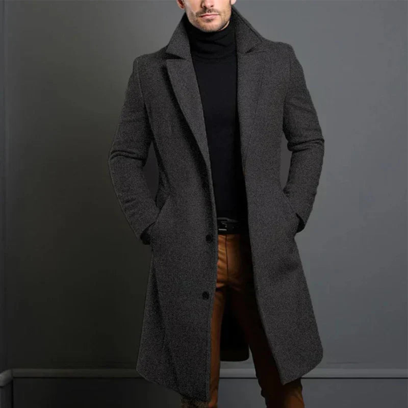 Heren Winterjas Lange Warme Waterproof Donzen Jas