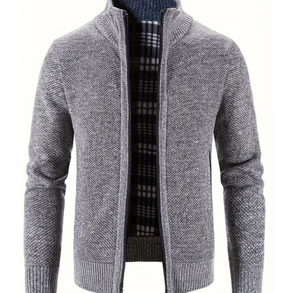Herenvest Warm Gebreid Stijlvolle Look