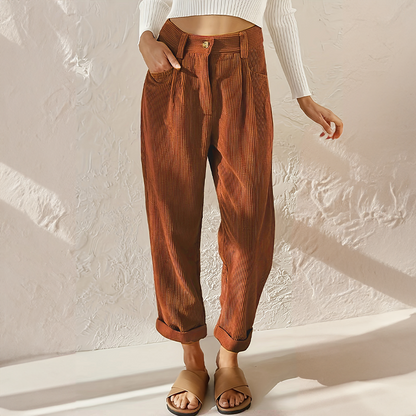 Linnen Broek Dames Zomer Comfortabele Vrijetijdscarouche