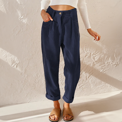 Linnen Broek Dames Zomer Comfortabele Vrijetijdscarouche