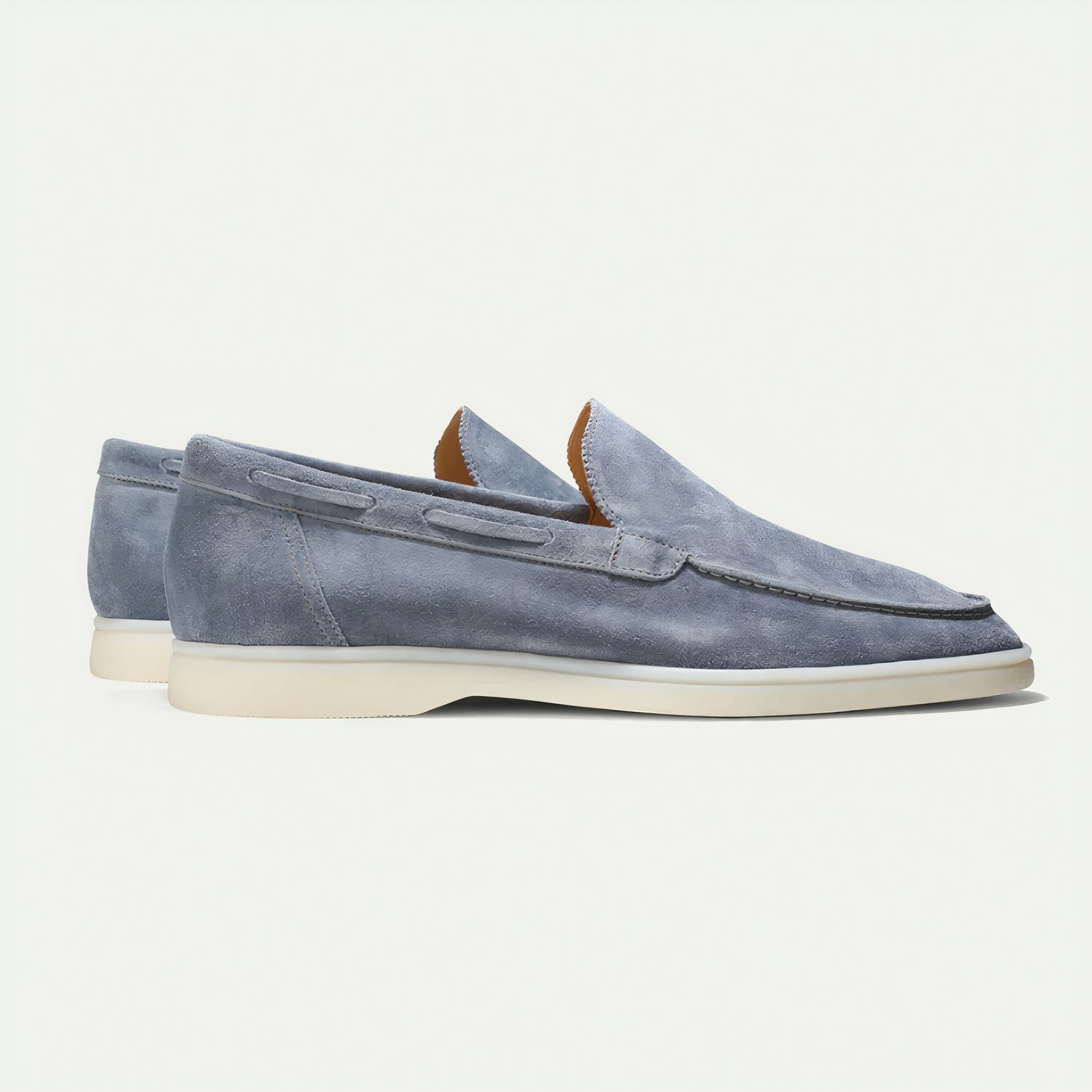 Zwarte Leren Loafers voor Heren Suède Klassieke Stijl - StudioMarella
