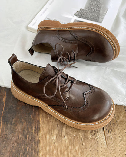 Vrouwelijke Oxford Schoenen Retro Stijl Elsie → Retro Oxford Schoenen voor Vrouwen Elegant - StudioMarella