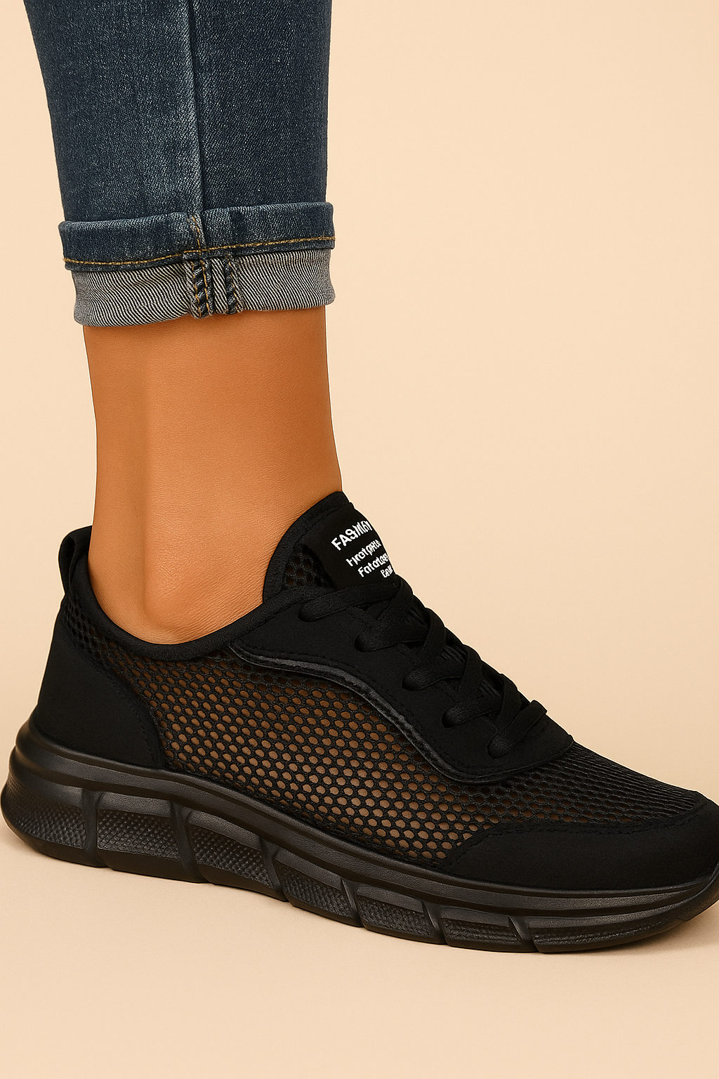 Dames Comfortabel Sneaker Orthopedisch Lichtgewicht Mesh Zool - StudioMarella