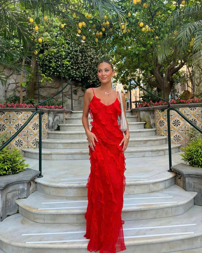 Mara | Abito Maxi Senza Spalline Elegante 4