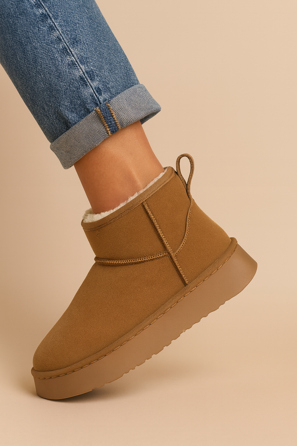 Dames Sneeuwboots Warm Gevoerd Plateau Winter - StudioMarella