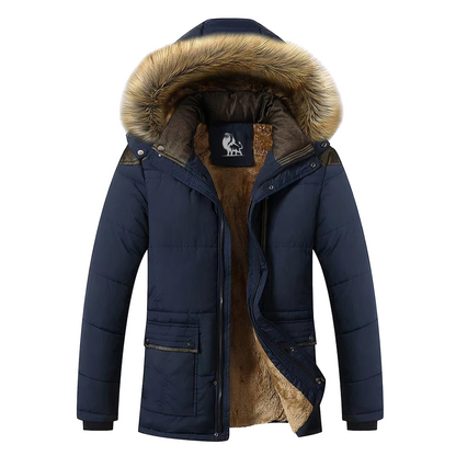 Waterdichte Heren Parka met Afneembaar Kapje