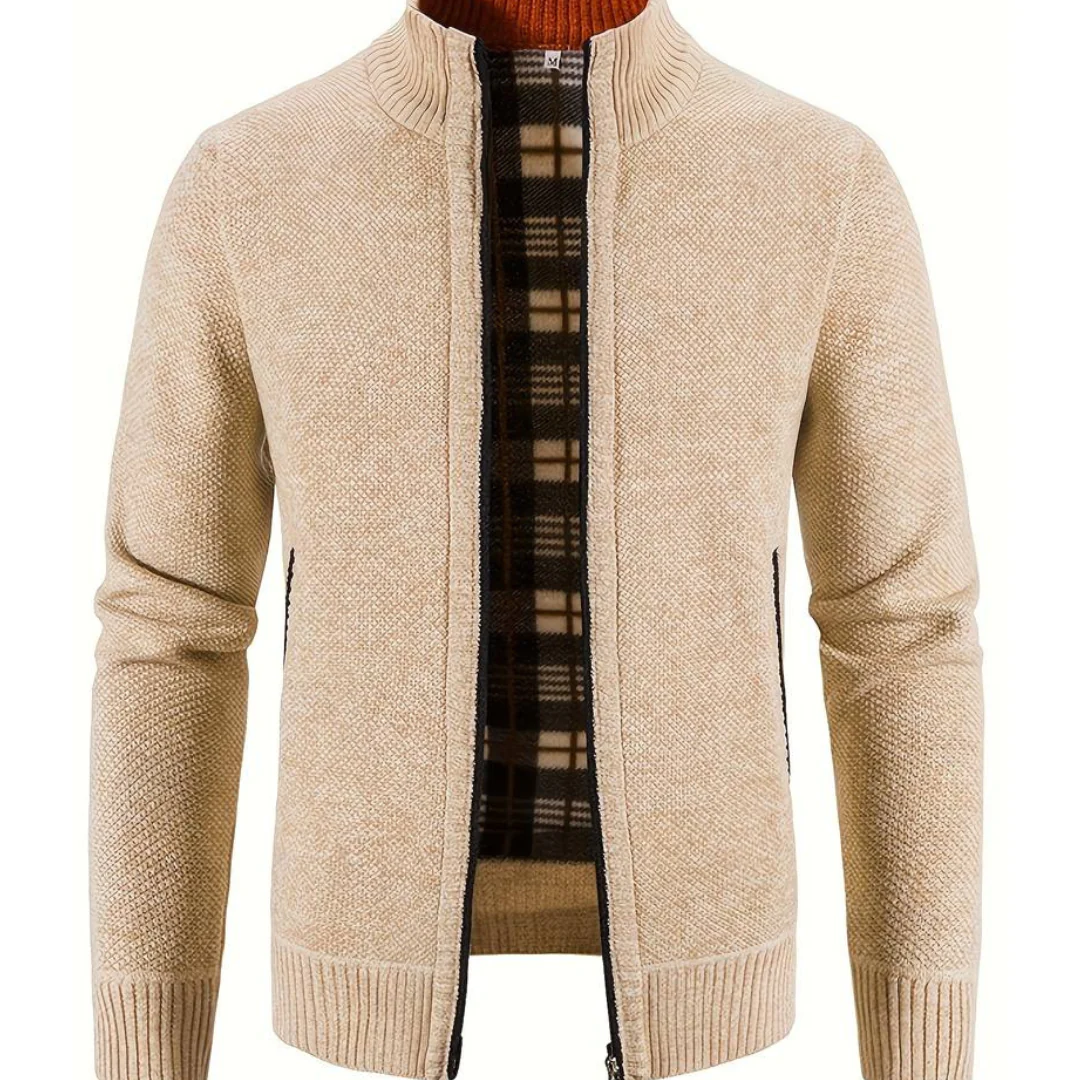 Herenvest Warm Gebreid Stijlvolle Look