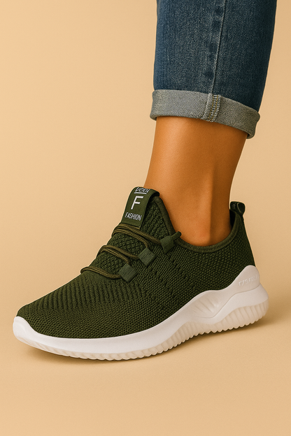 Dames Sneaker Orthopedisch Comfortabel Groen - StudioMarella