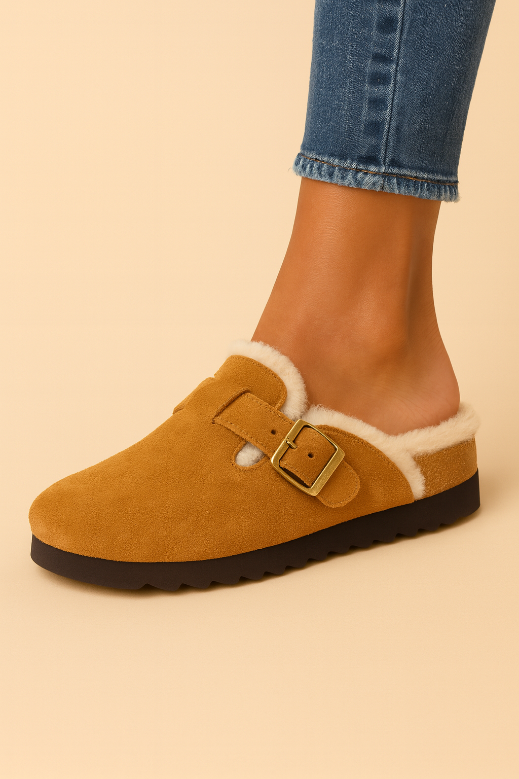 Dames Instappers Warm Bontvoering Enora → Dames Instappers Bont Voering Warmte Comfortabele Schoenen - StudioMarella