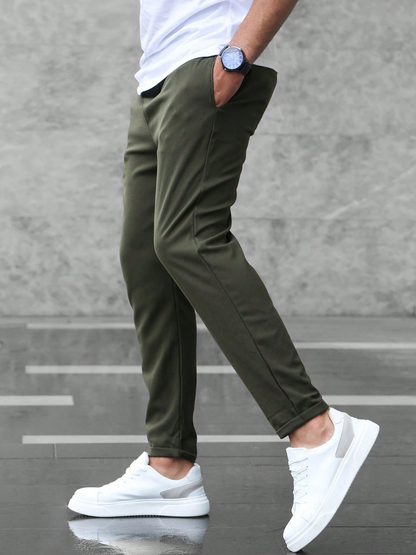 Joggingbroek Elastisch Slim Fit met Tunnelkoord