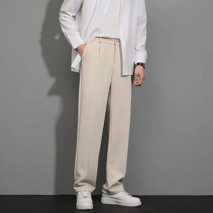 Ruime Heren Pantalon Comfortabel Zittend Model
