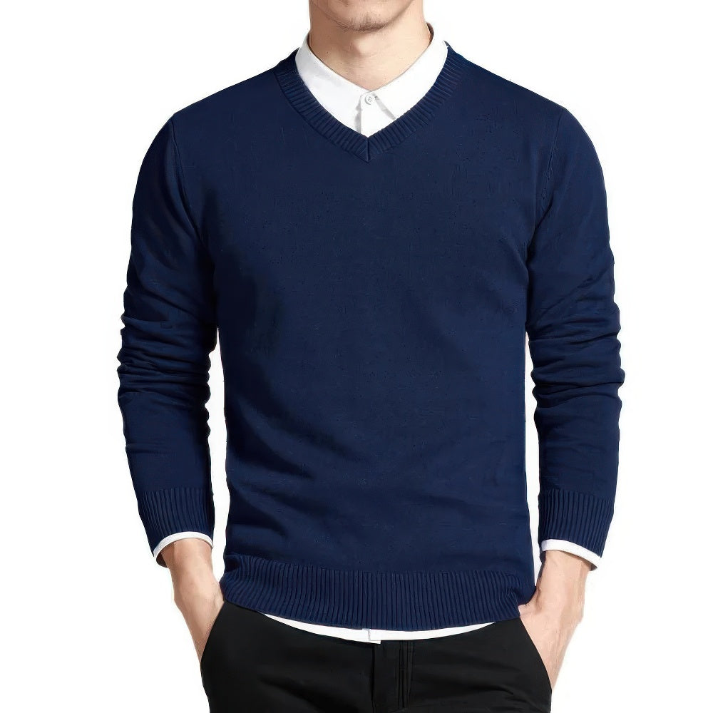 Heren Trui Klassieke V-hals Comfortabele Stof