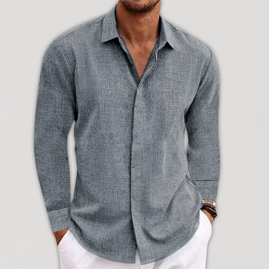 Herenshirt Lange Mouwen Klassiek Casual Overhemd - StudioMarella