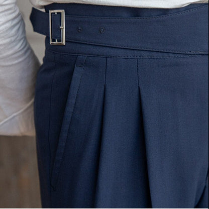 Heren Broek Casual Met Gesp voor Alledaagse Dracht