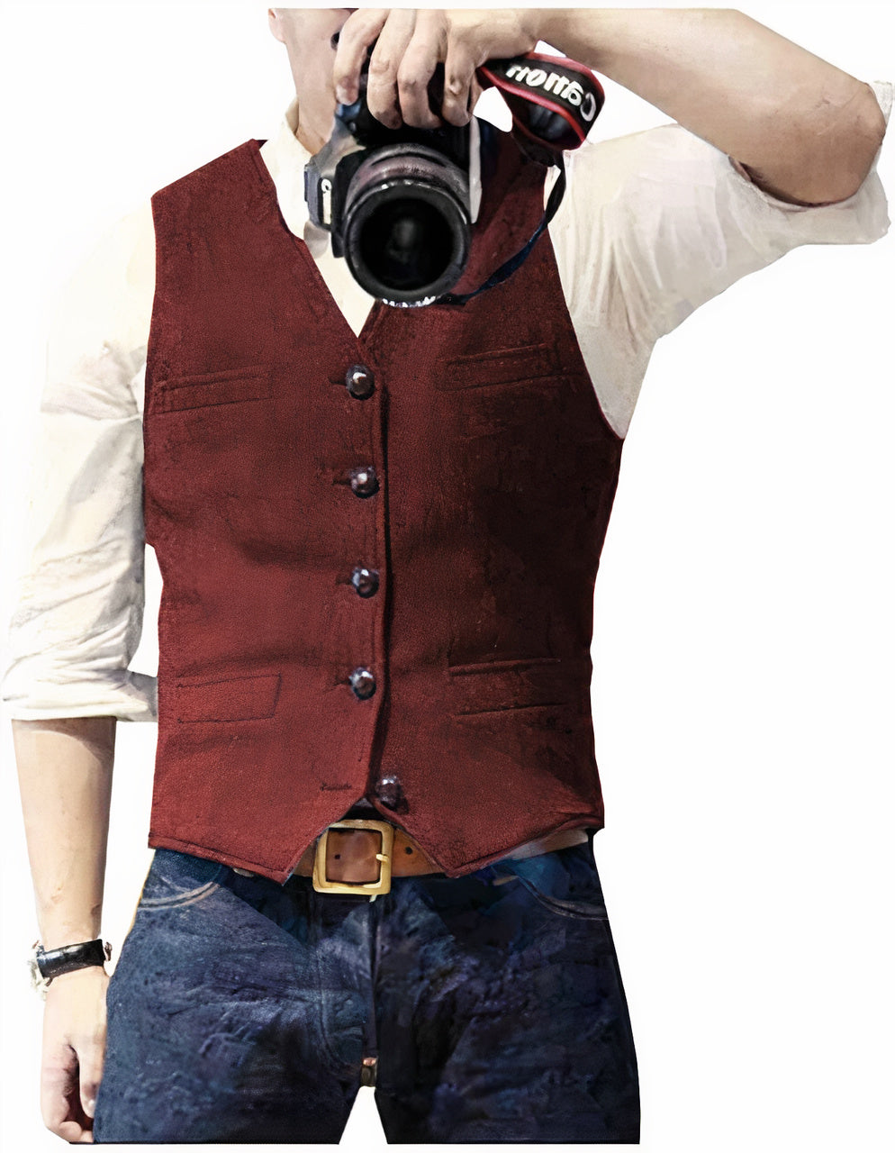 Heren Vest Met Zijden Voering Stijlvol Design