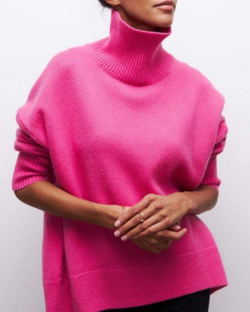 Dames Coltrui Oversized Elegant Zwart