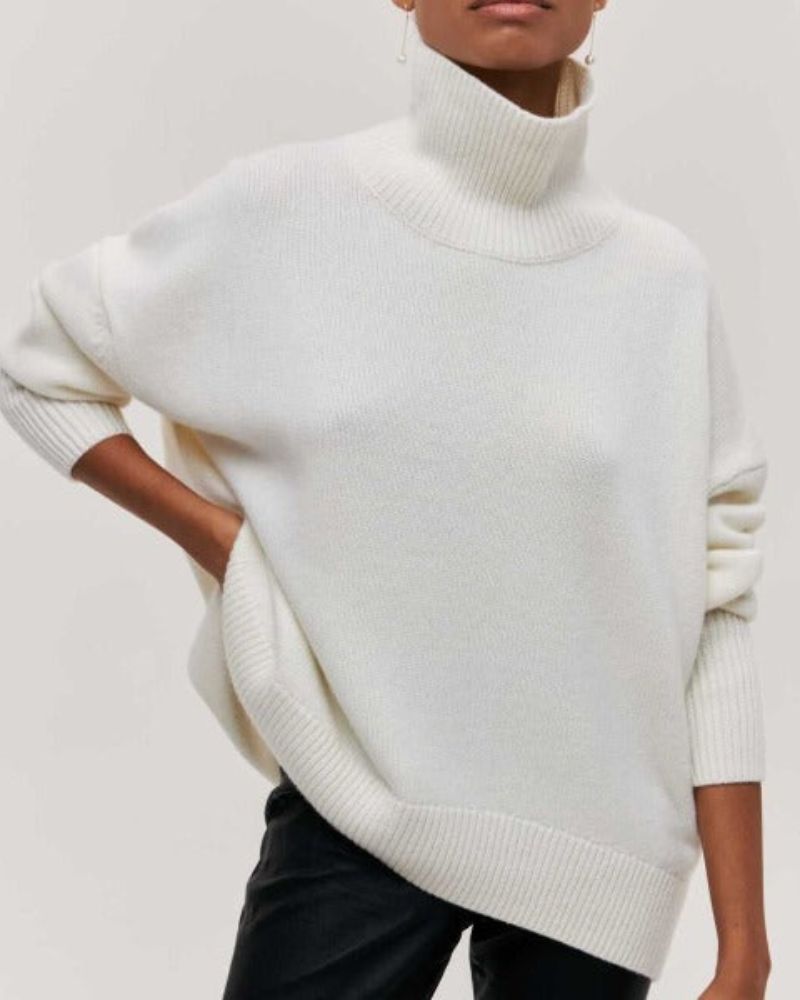 Dames Coltrui Oversized Elegant Zwart