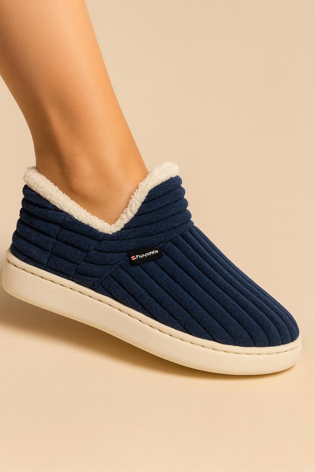 Dames Pantoffels Zacht Bont Gegarneerd Warm en Comfortabel - StudioMarella
