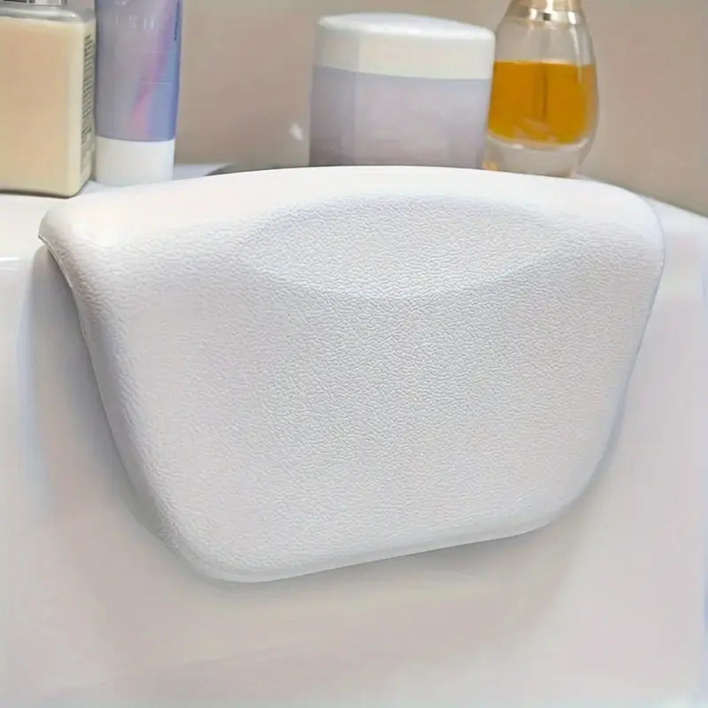 Premium Siliconen Badkussen voor Neksteun en Ontspanning in Bad en Spa | Ergonomisch Comfort