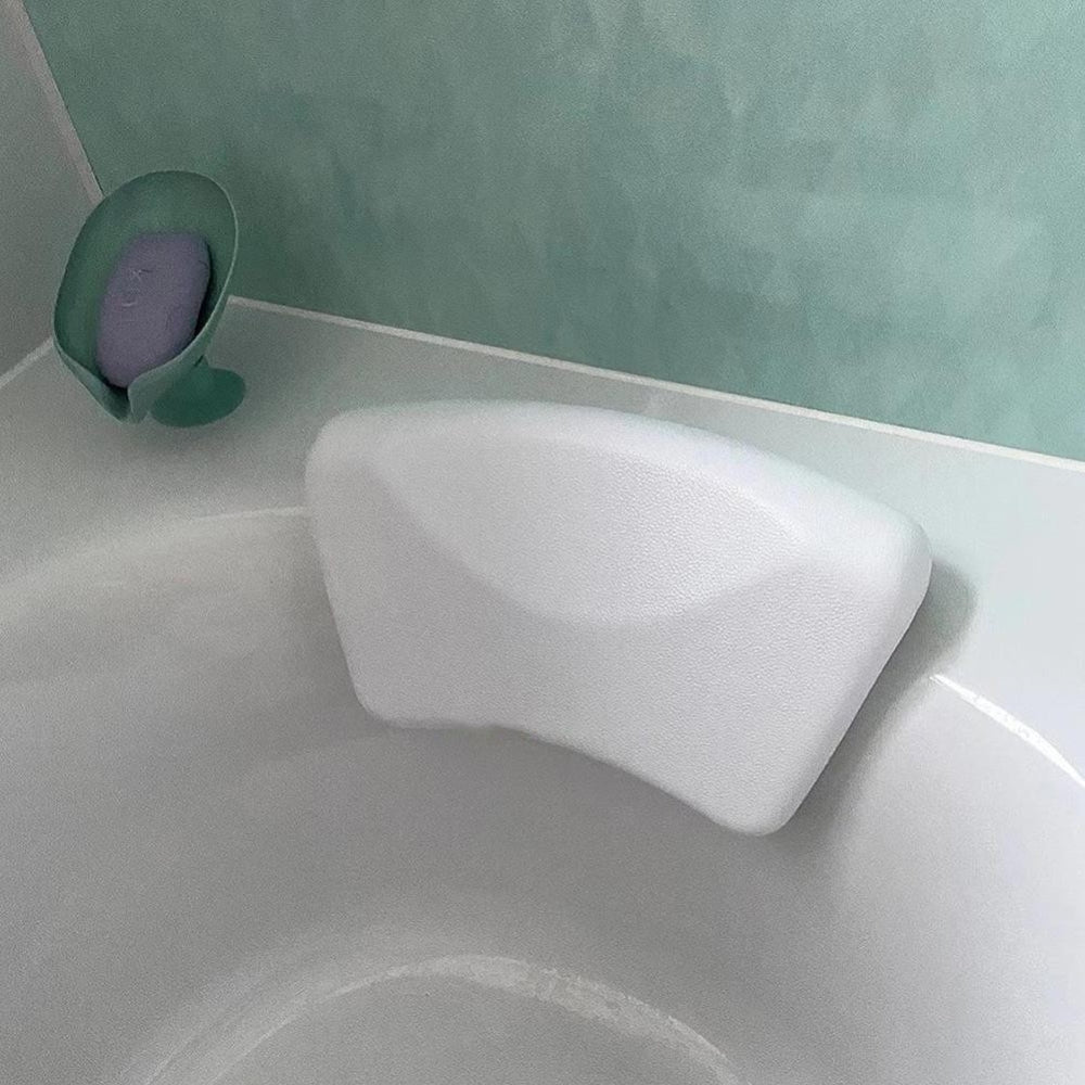 Premium Siliconen Badkussen voor Neksteun en Ontspanning in Bad en Spa | Ergonomisch Comfort