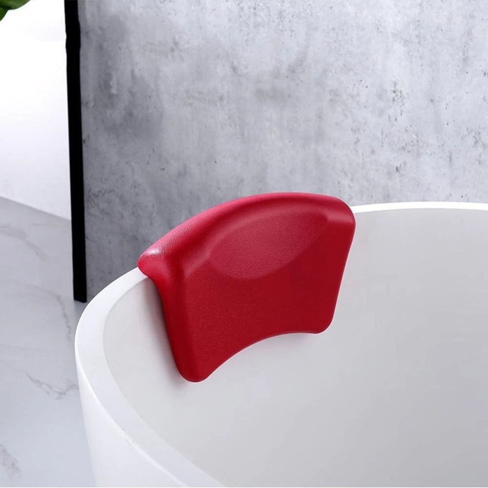 Premium Siliconen Badkussen voor Neksteun en Ontspanning in Bad en Spa | Ergonomisch Comfort
