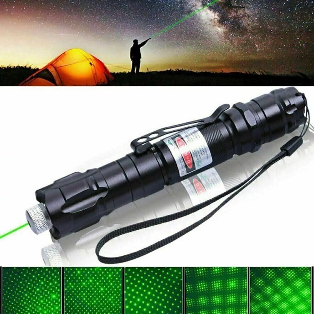 Herlaadbare Laserpointer Groen 532nm USB Oplaadbaar Presentaties Sterrenkijken Outdoor Reikwijdte 2000m