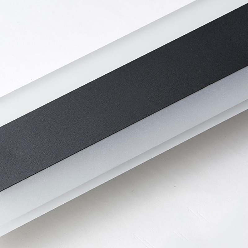 Buitenwandlamp LED Lineair Zwart Acryl IP65 Dimbaar Tuin Gevel Modern