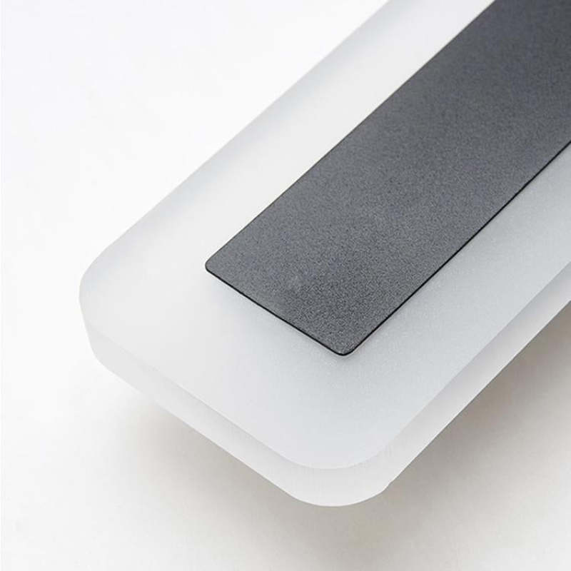 Buitenwandlamp LED Lineair Zwart Acryl IP65 Dimbaar Tuin Gevel Modern